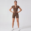 SculptFit short-sleeve jumpsuit