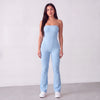Aurelia strapless wide-leg jumpsuit